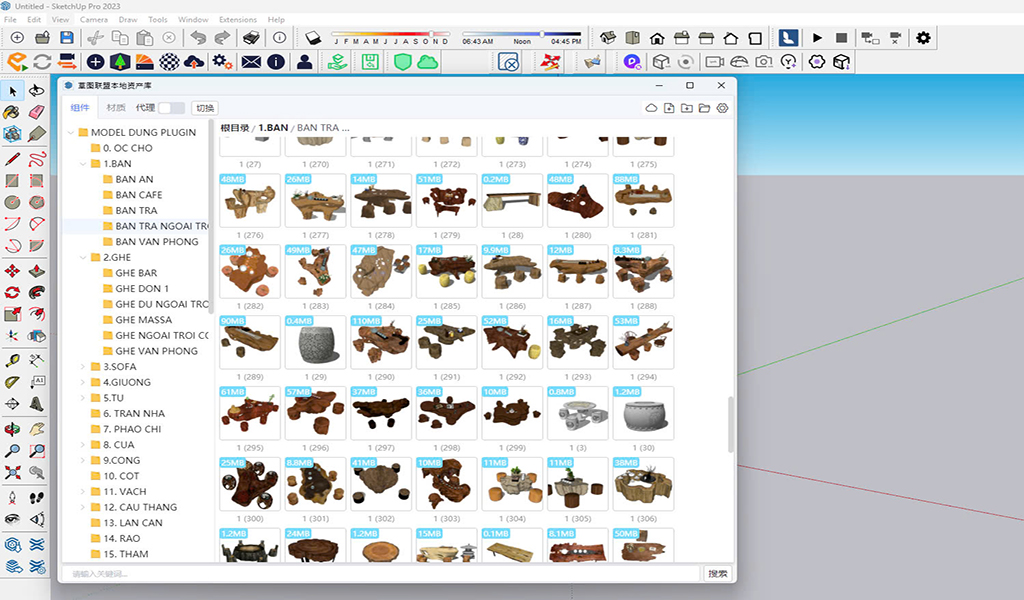 BÀN TRÀ NGOÀI TRỜI